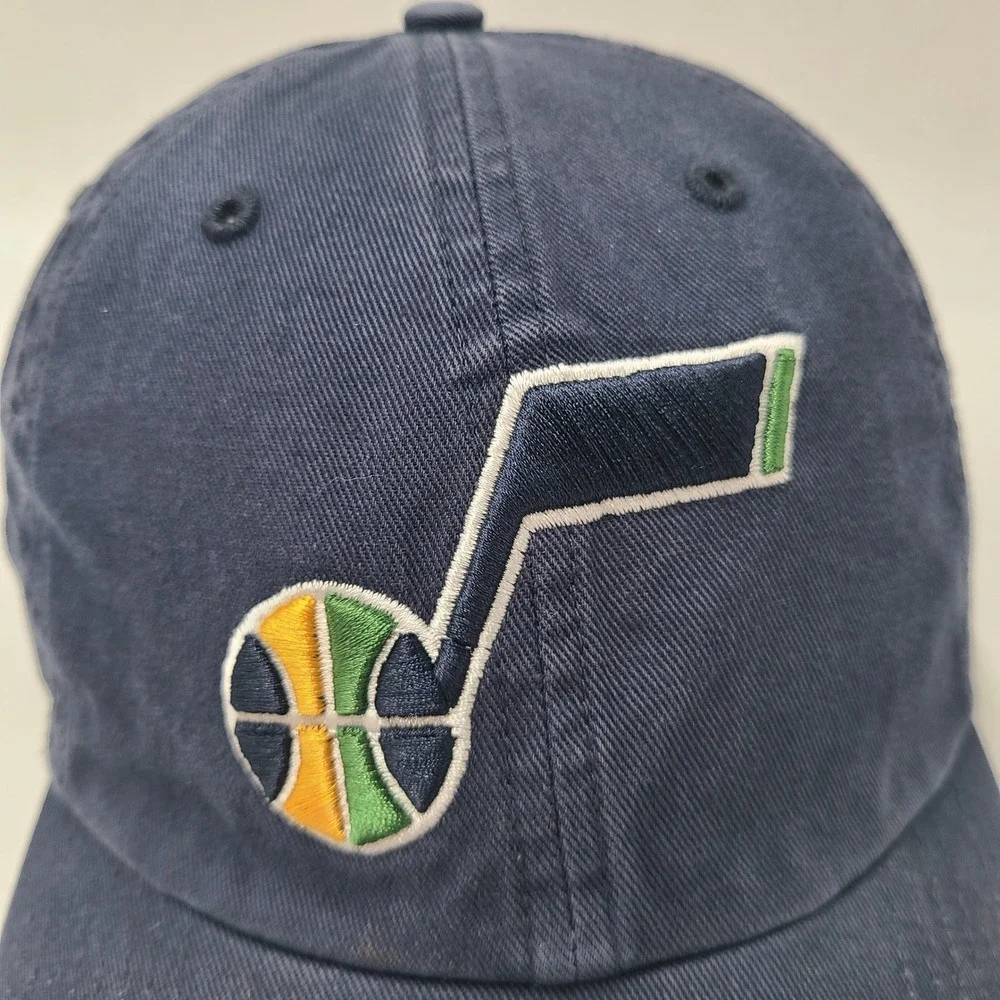 Utah Jazz Hat Strapback 47 Brand Clean Up Blue NBA Basketball Logo‎ Casual Men